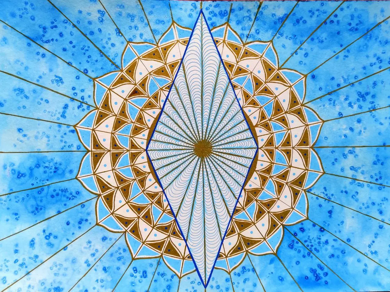 Mandala Puente de Energía - Flujo armonioso entre chakras